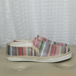Jack Rogers Stripe Multicolor Slide on Sneaker 9.5